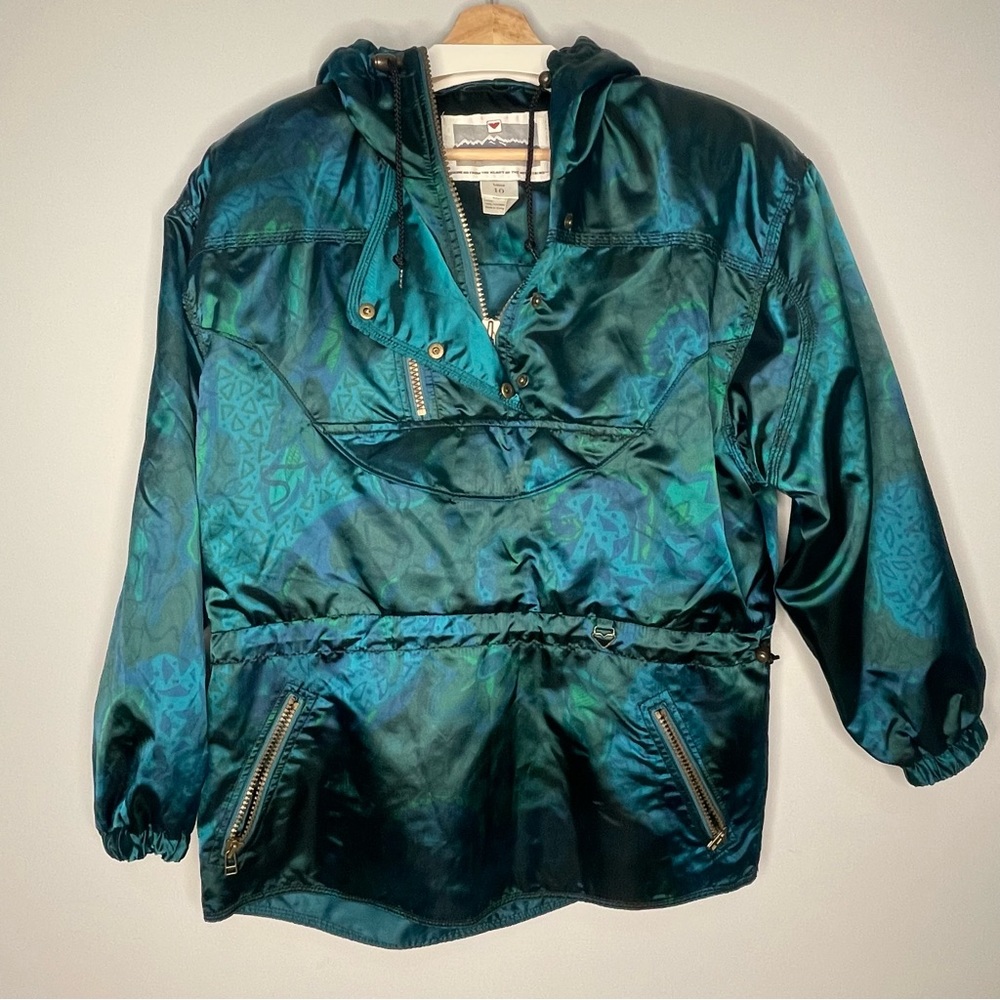 Women’s Vintage Obermeyer hooded ski‎ jacket coat ladies size 10
